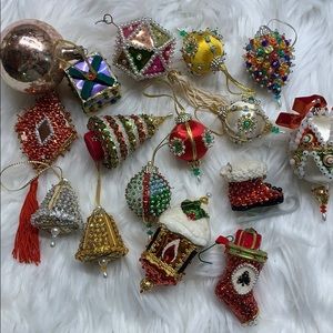 16 Vintage ornaments